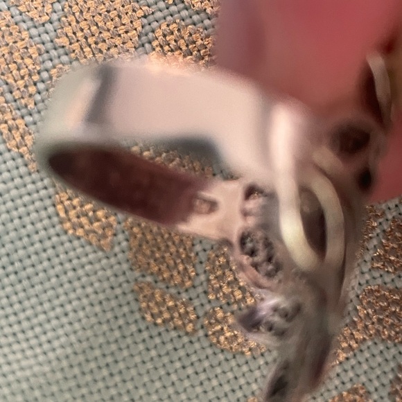 Sterling silver leaf ring statement piece - Picture 4 of 4